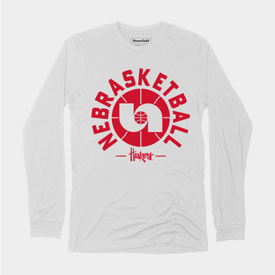 Nebraska Cornhuskers "Nebrasketball" Long Sleeve