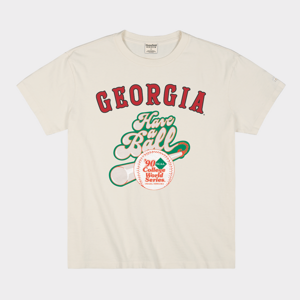 Georgia 1990 College World Series Vintage Heavyweight Tee | Homefield