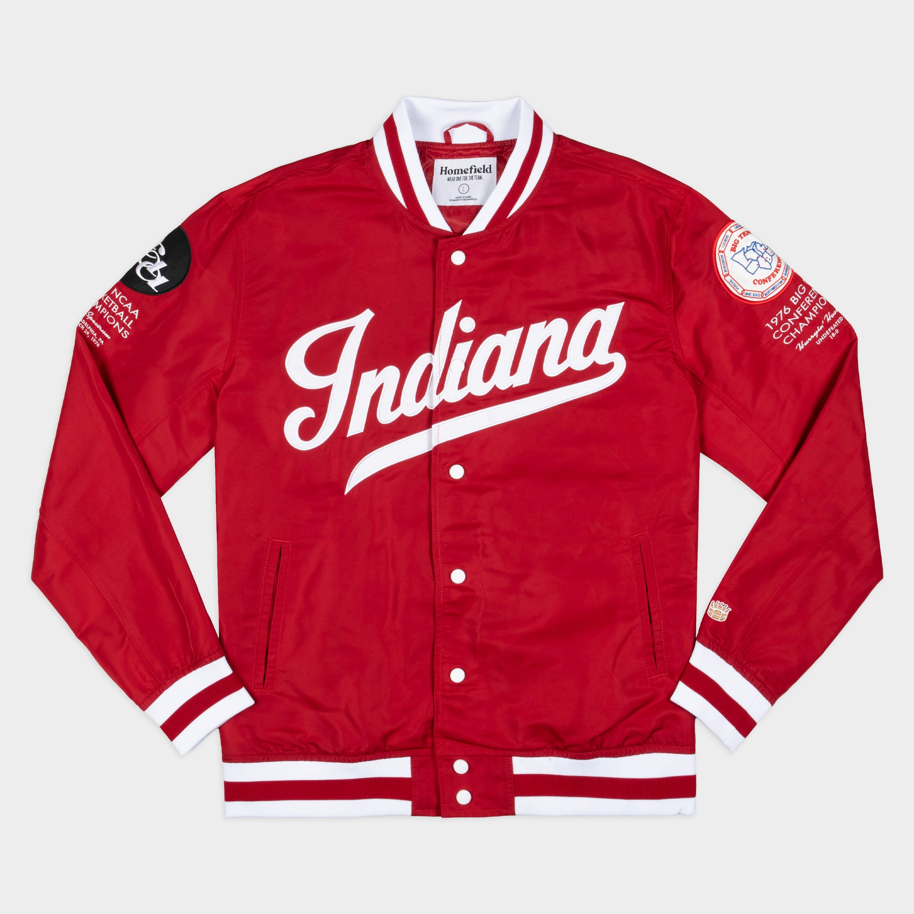 Chams Jacket Indiana 1976 National Champs Bomber Jacket | Homefield