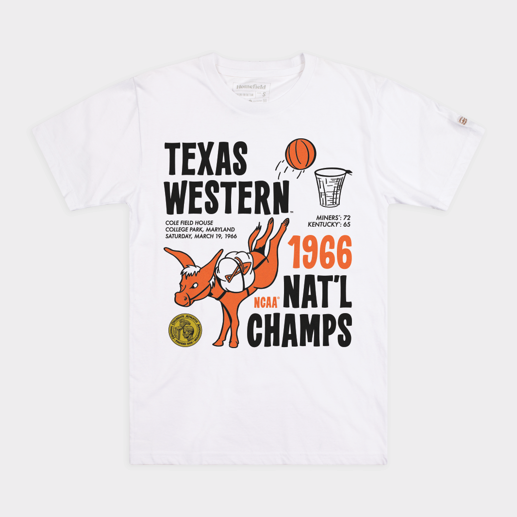 UTEP Texas Western 1966 Champs Throwback Tee