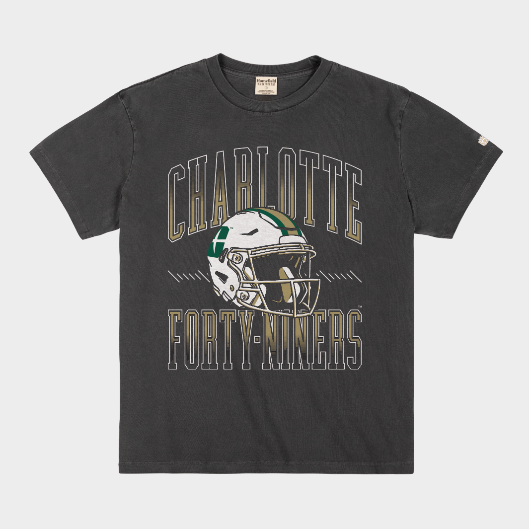 Charlotte 49ers Football Heavyweight Tee