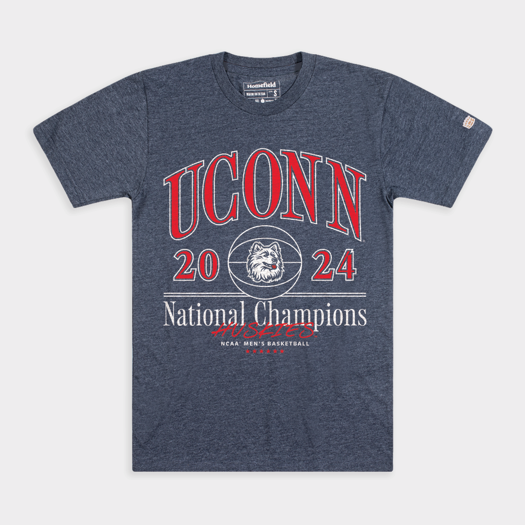 UConn Men's Basketball 2024 National Championship Tee