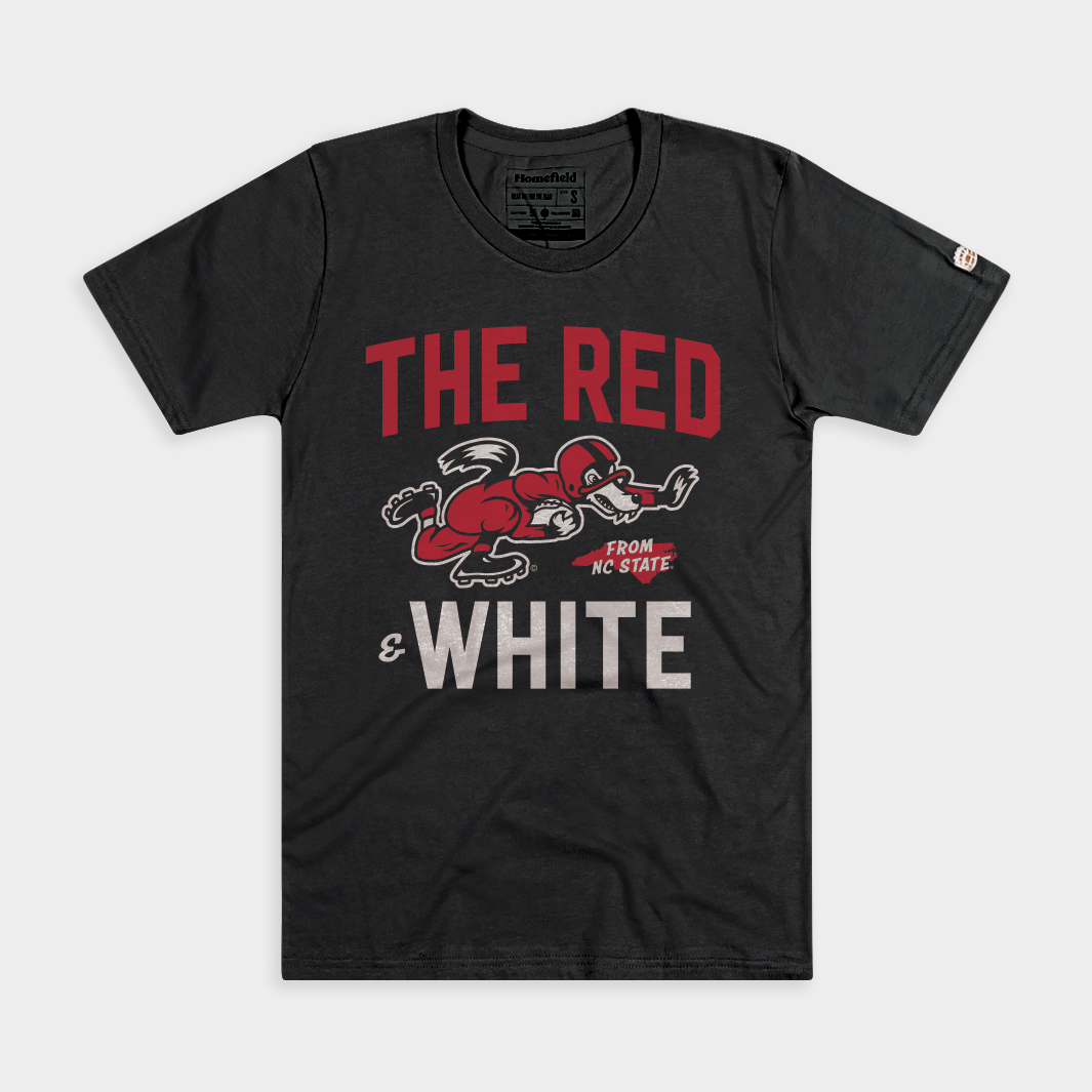 "The Red and White" NC State Football Tee