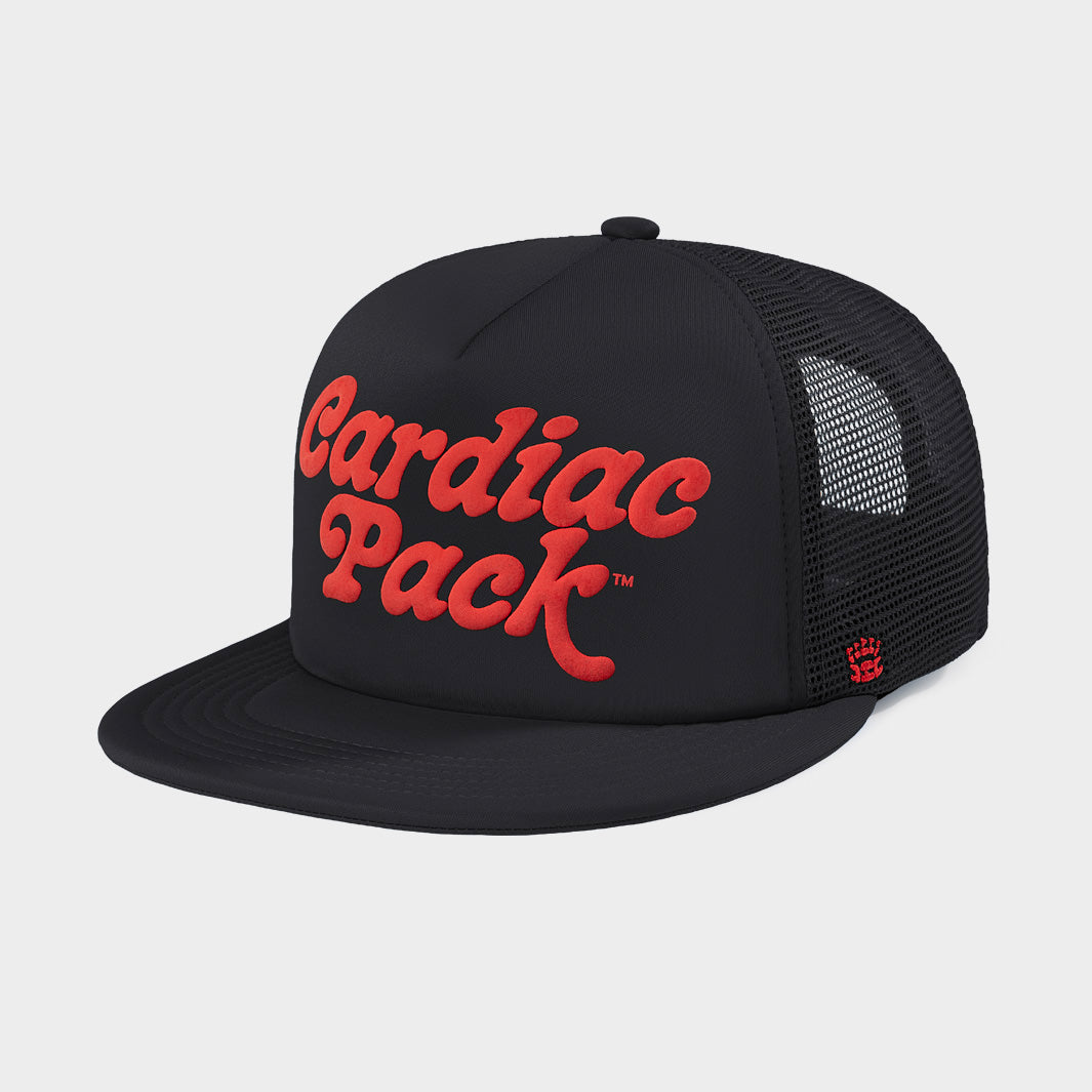 NC State "Cardiac Pack" Puff Ink Trucker Hat