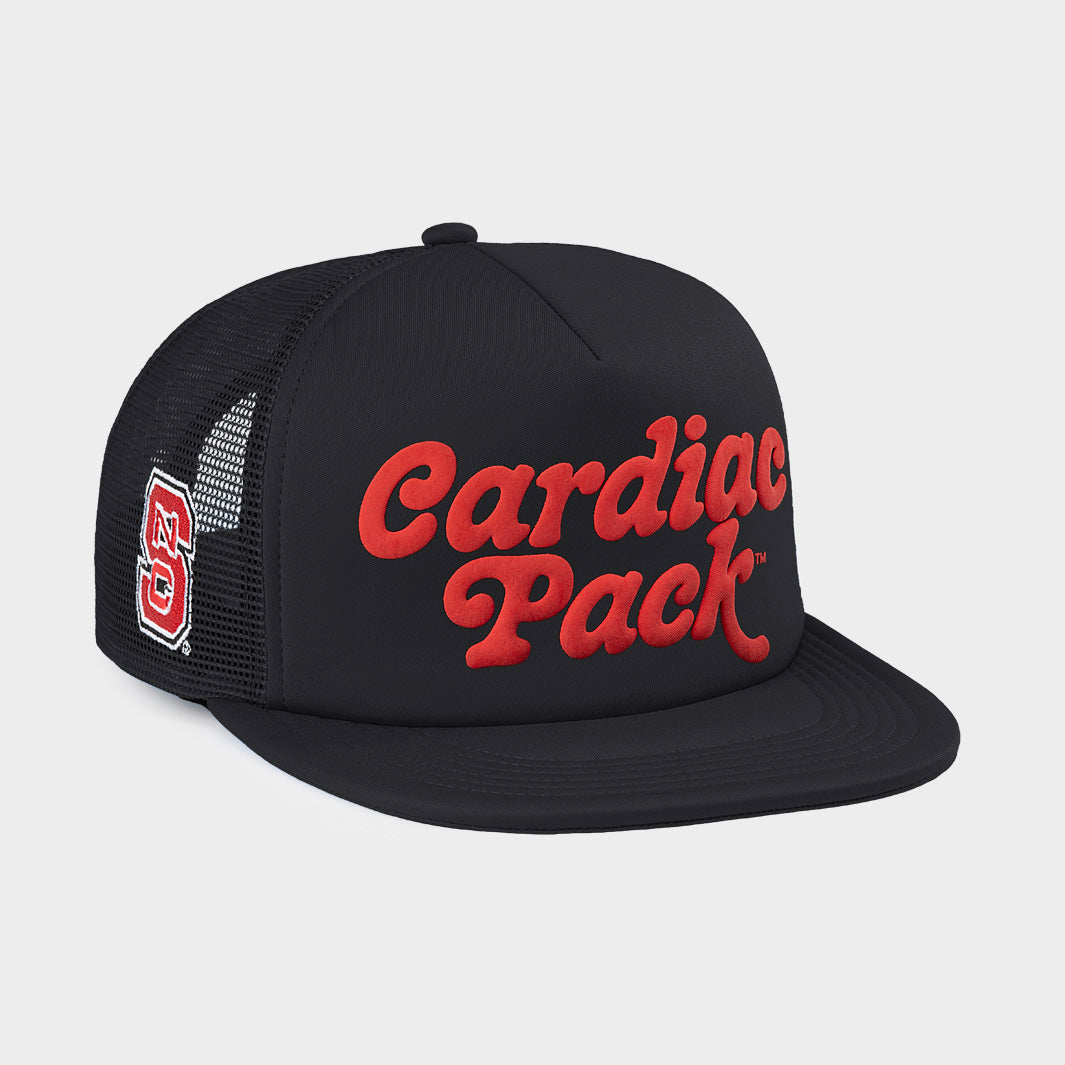 NC State "Cardiac Pack" Puff Ink Trucker Hat