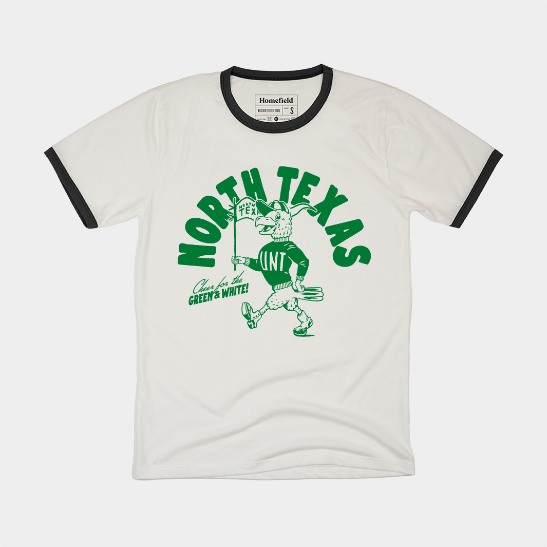 North Texas Vintage "Green and White" Ringer Tee