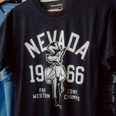 Nevada Wolf Pack 1966 Basketball Conference Champs Tee