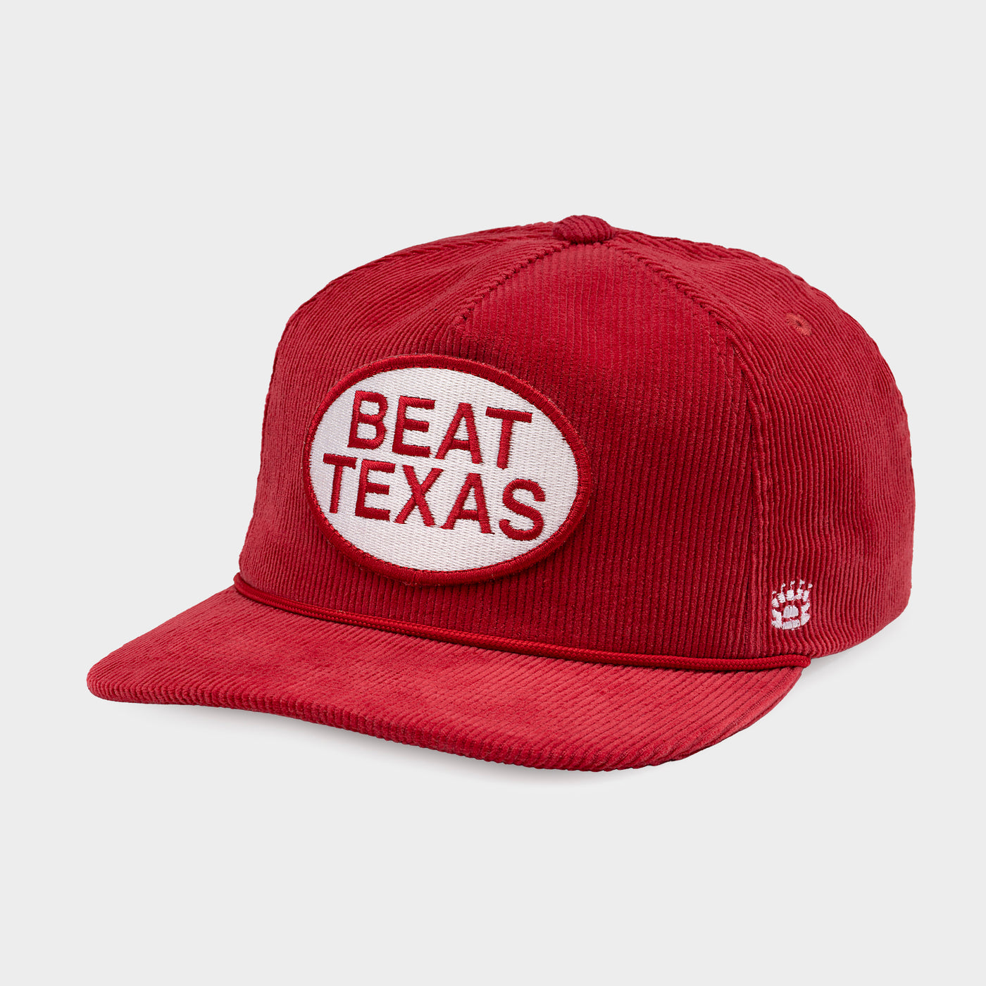 Oklahoma Red River "Beat Texas" Corduroy Hat