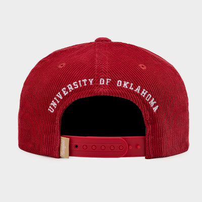 Oklahoma Red River "Beat Texas" Corduroy Hat