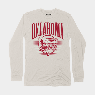 Oklahoma Sooner Schooner Retro Long Sleeve