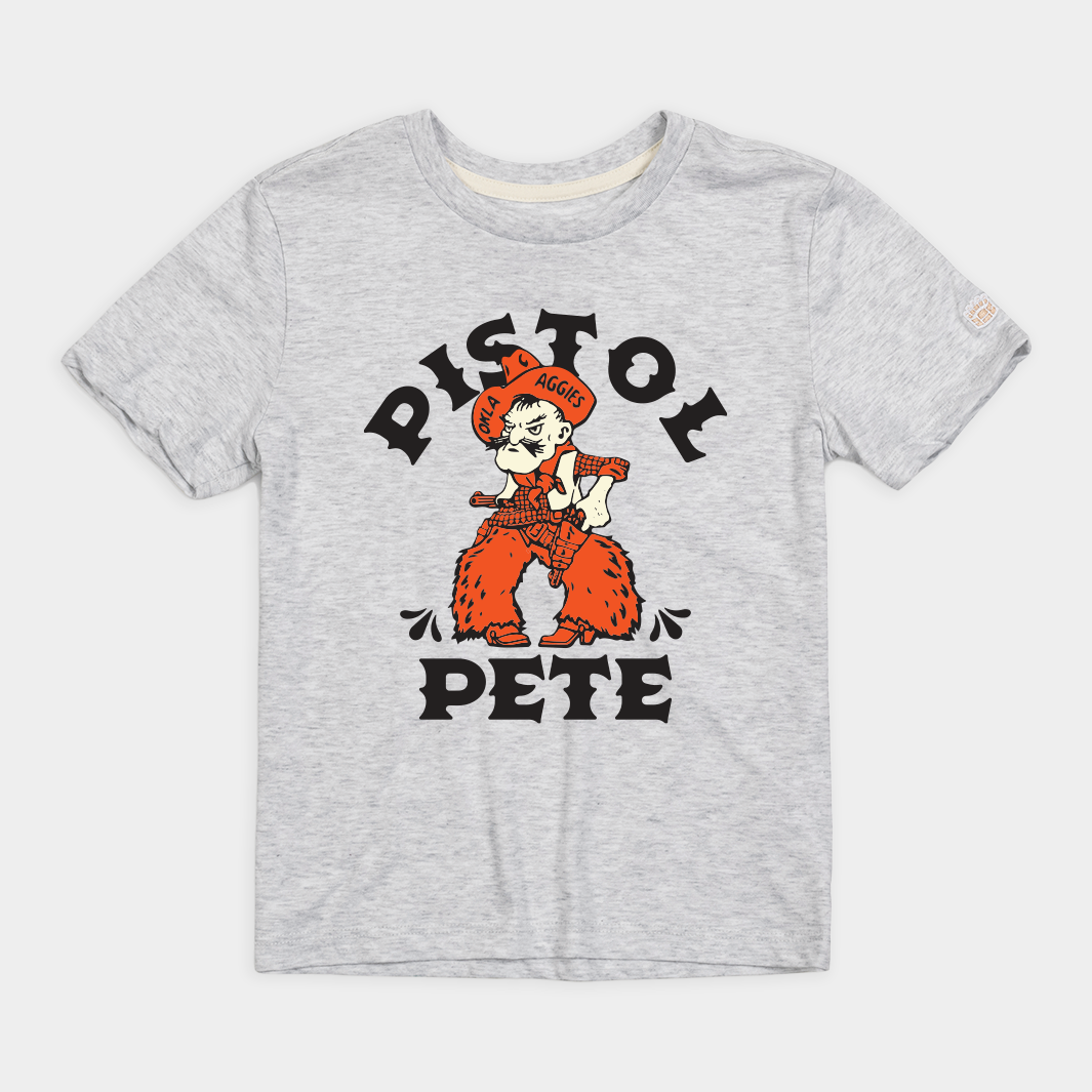 Oklahoma State Retro Pistol Pete Youth Tee