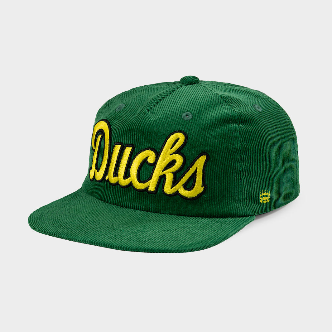 Oregon Ducks Classic Script Corduroy Hat