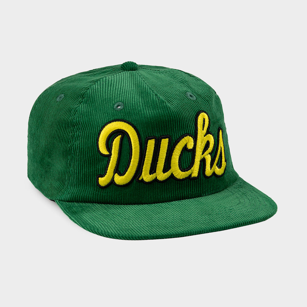 Oregon Ducks Classic Script Corduroy Hat