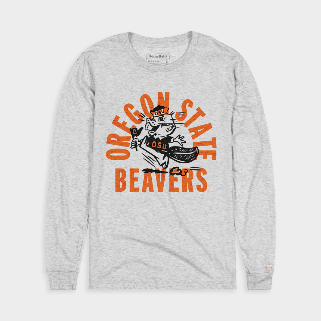 Retro 1961 Oregon State Beavers Long Sleeve