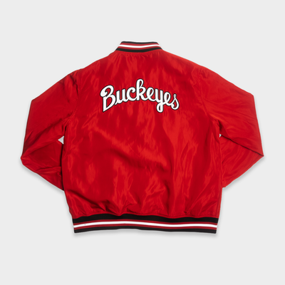 Ohio State Vintage Buckeyes Script Bomber Jacket
