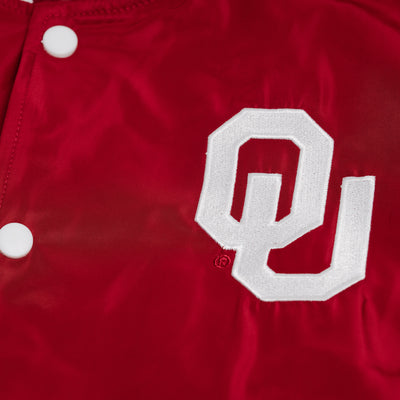 Oklahoma Sooners Vintage Script Bomber Jacket