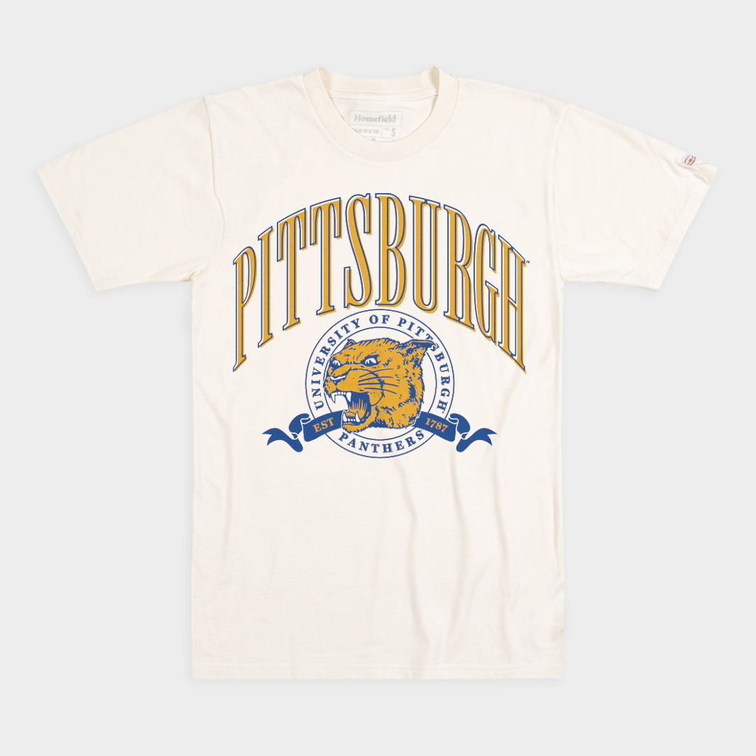 Pitt Panthers Vintage "Pittsburgh" Seal Tee
