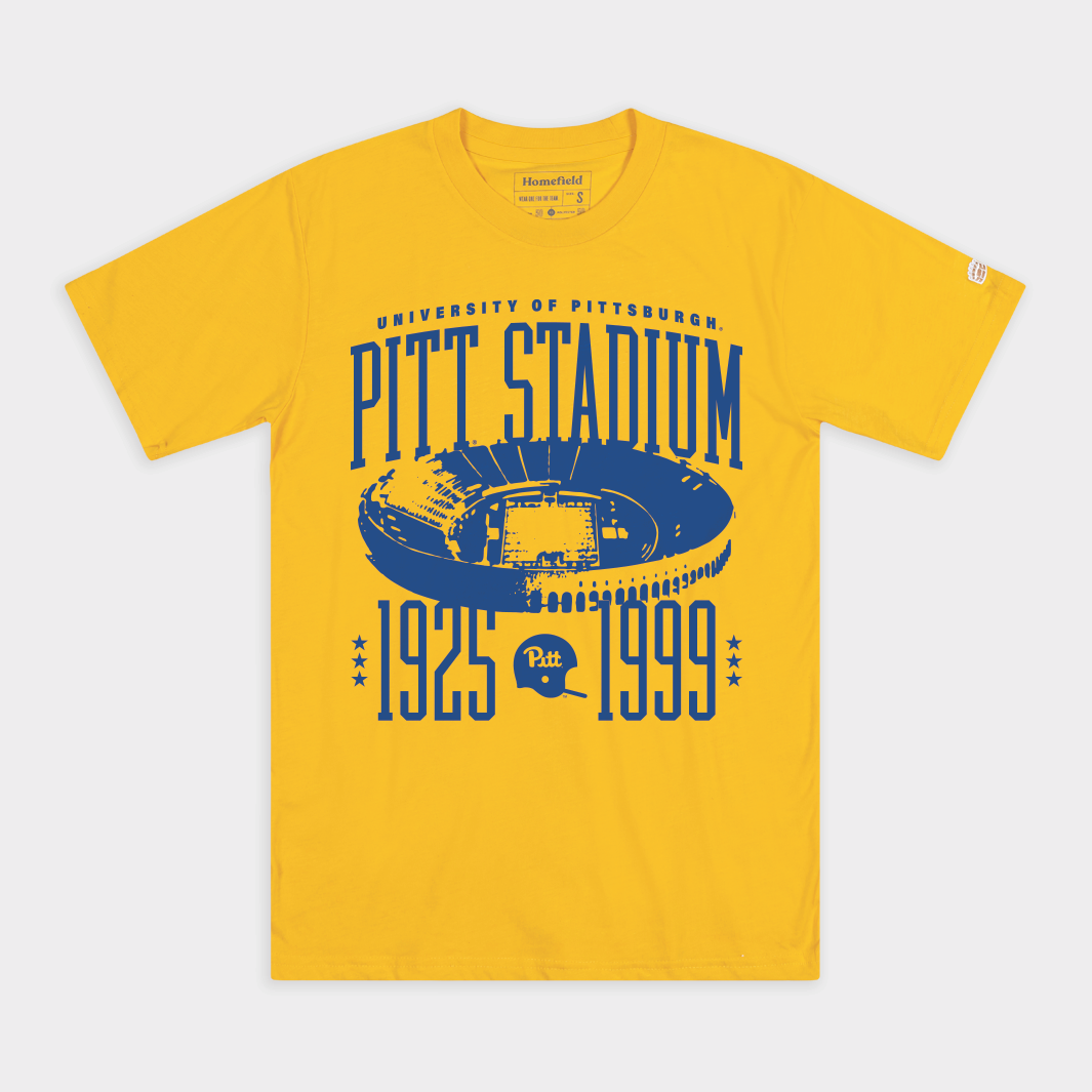 Pitt Panthers Retro Pitt Stadium Tee | Homefield