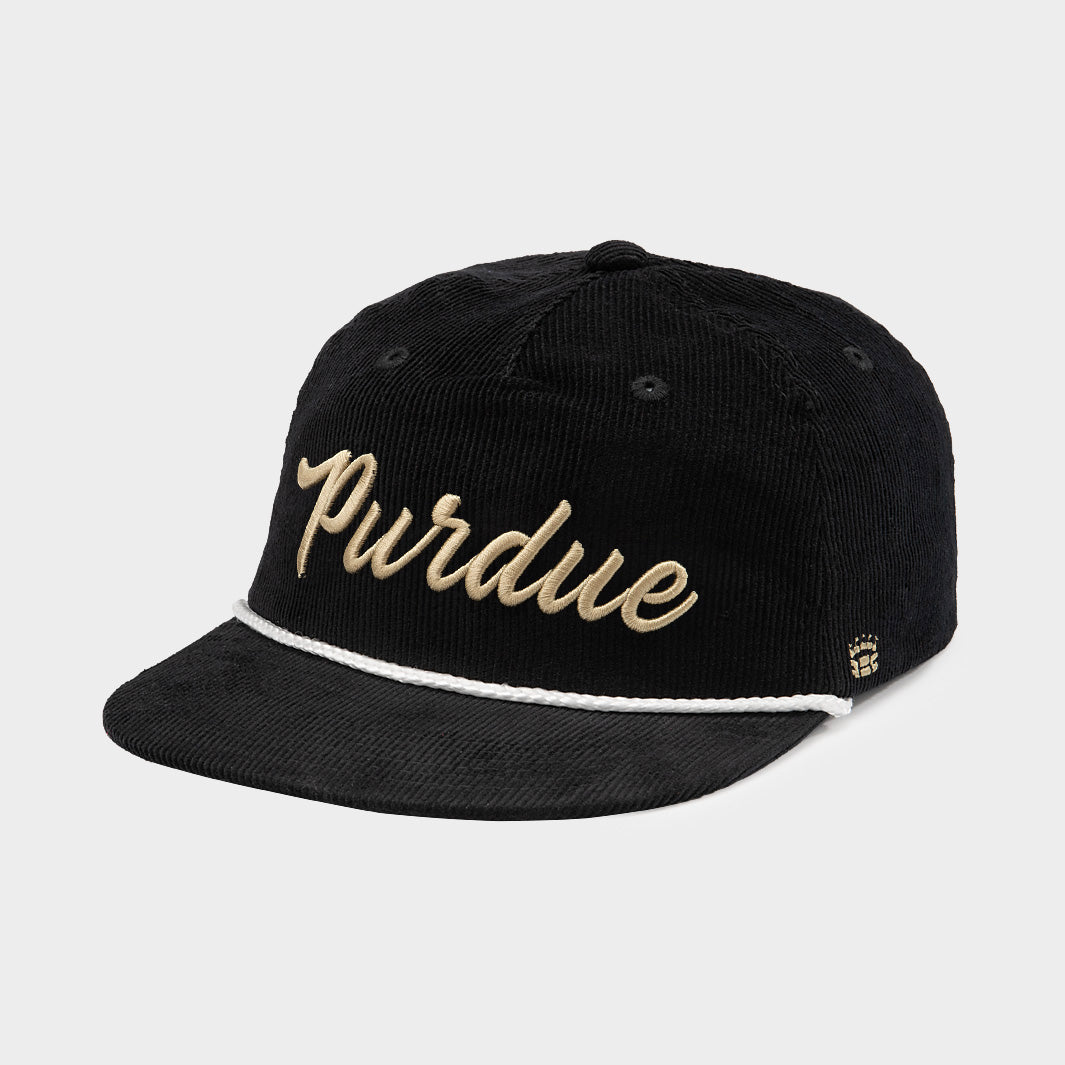 Purdue Boilermakers Retro Script Corduroy Hat | Homefield