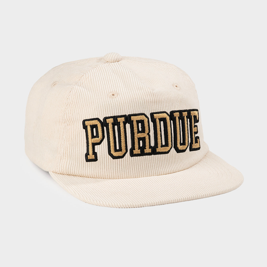 Purdue Boilermakers Varsity Wordmark Corduroy Hat