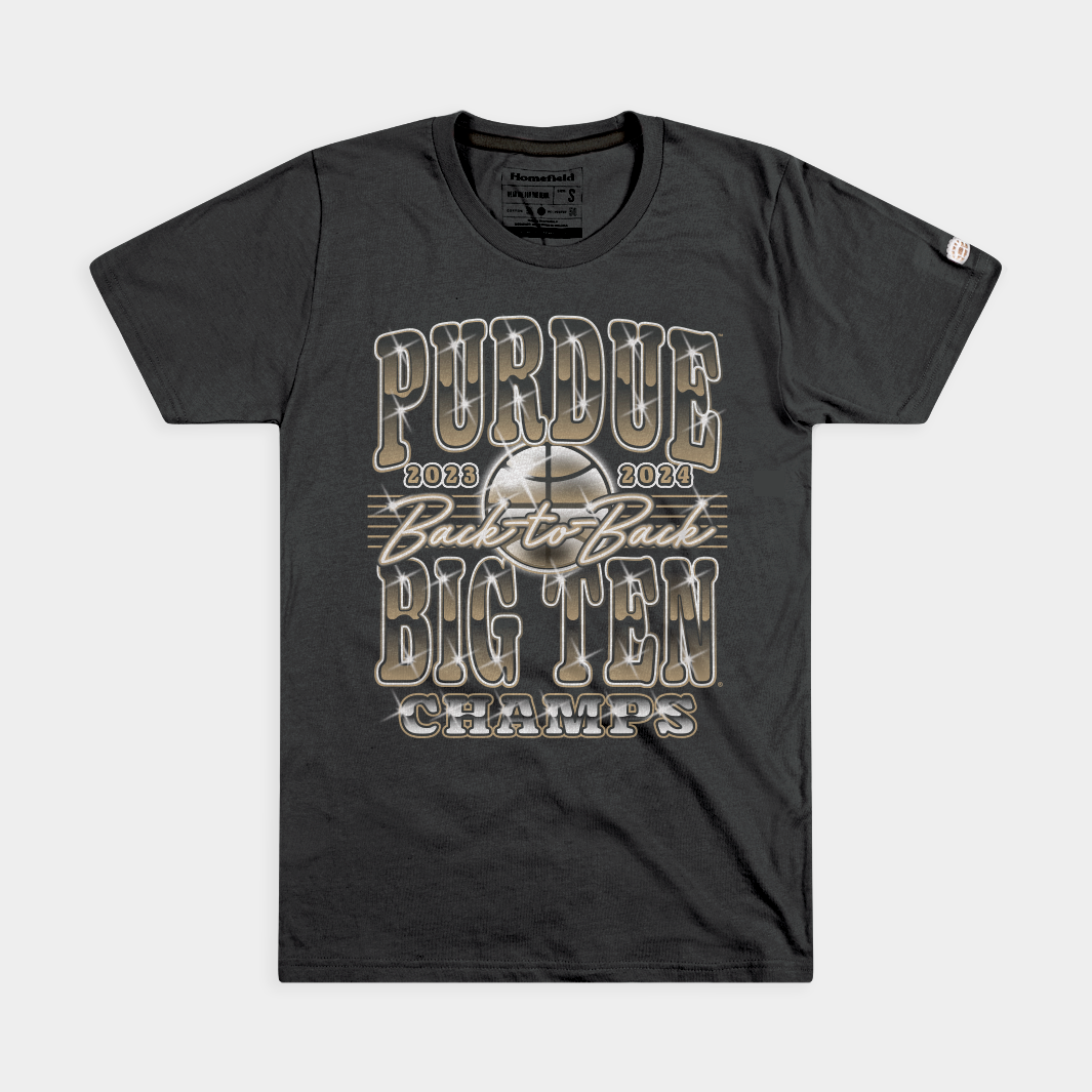 Purdue Men's Basketball 2024 Big Ten Champs Tee