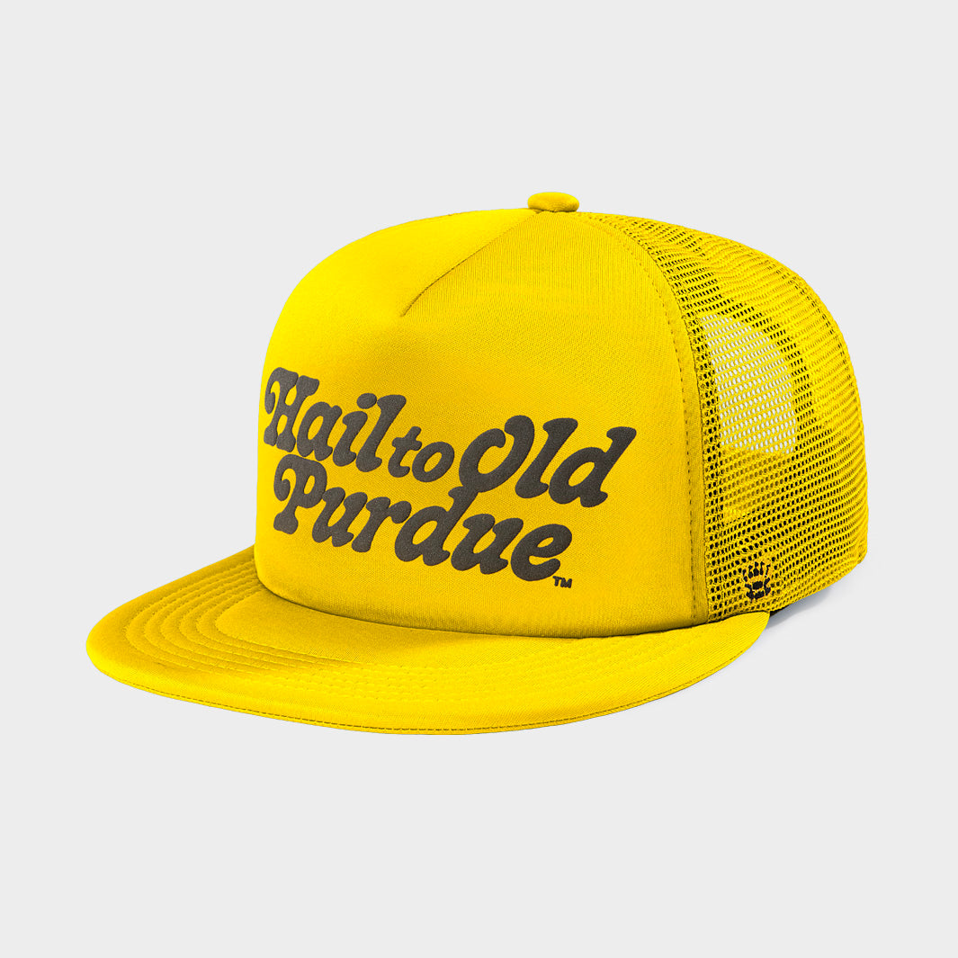 "Hail to Old Purdue" Puff Ink Trucker Hat