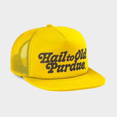 "Hail to Old Purdue" Puff Ink Trucker Hat