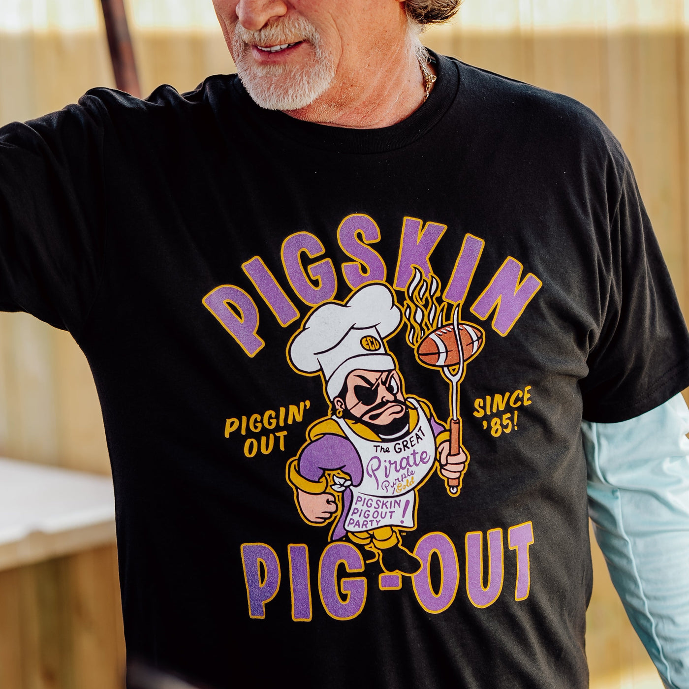 East Carolina Pirates 2024 Pigskin Pig-Out Tee