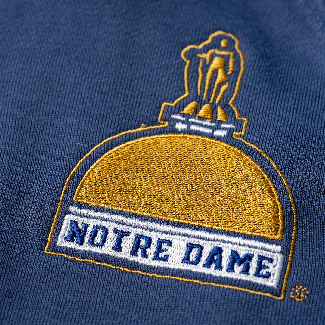 Notre Dame Vintage Golden Dome Quarter Zip | Homefield