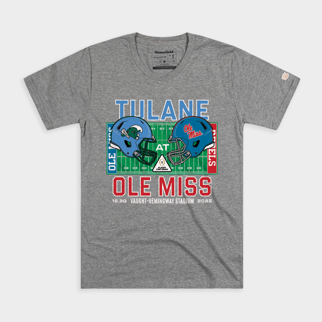 Tulane vs. Ole Miss 2025 College Football Playoff Tee