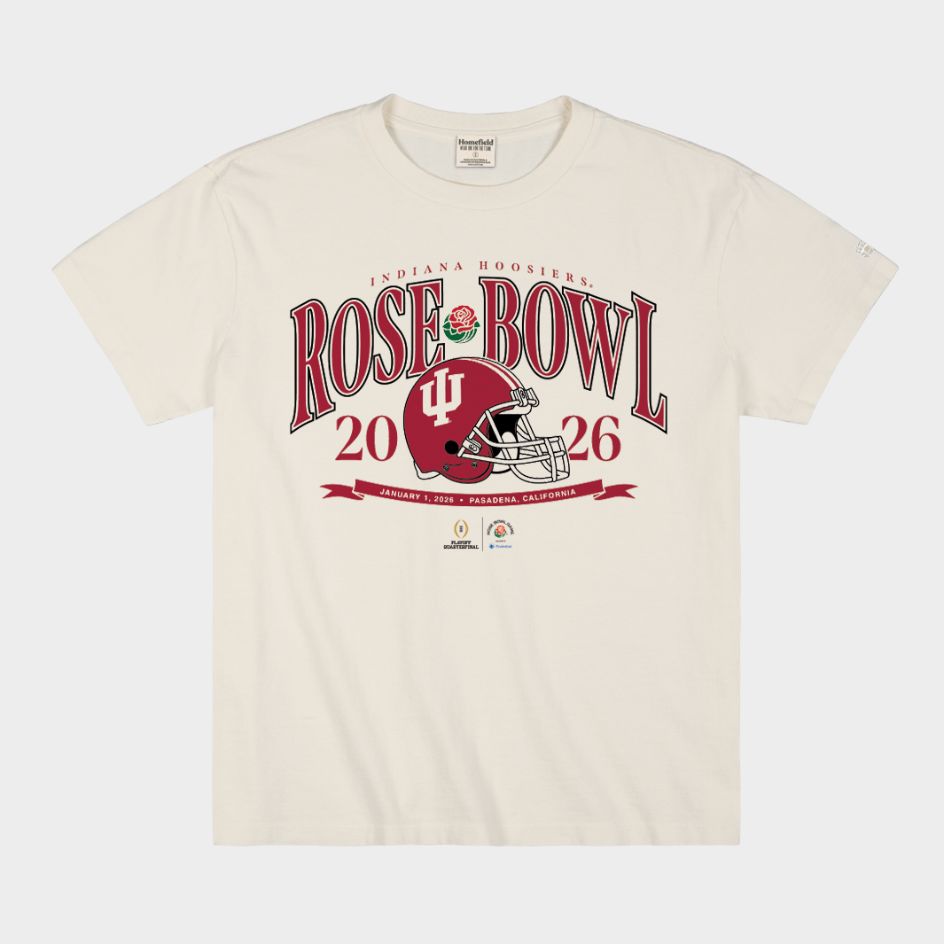 Indiana 2026 Rose Bowl Cream Heavyweight Tee