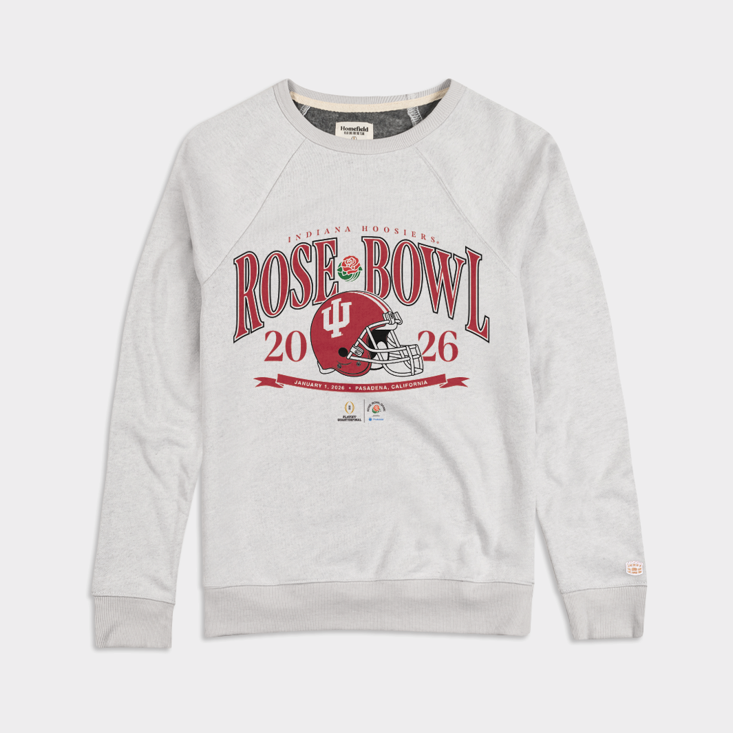 Indiana 2026 Rose Bowl Ash Crewneck