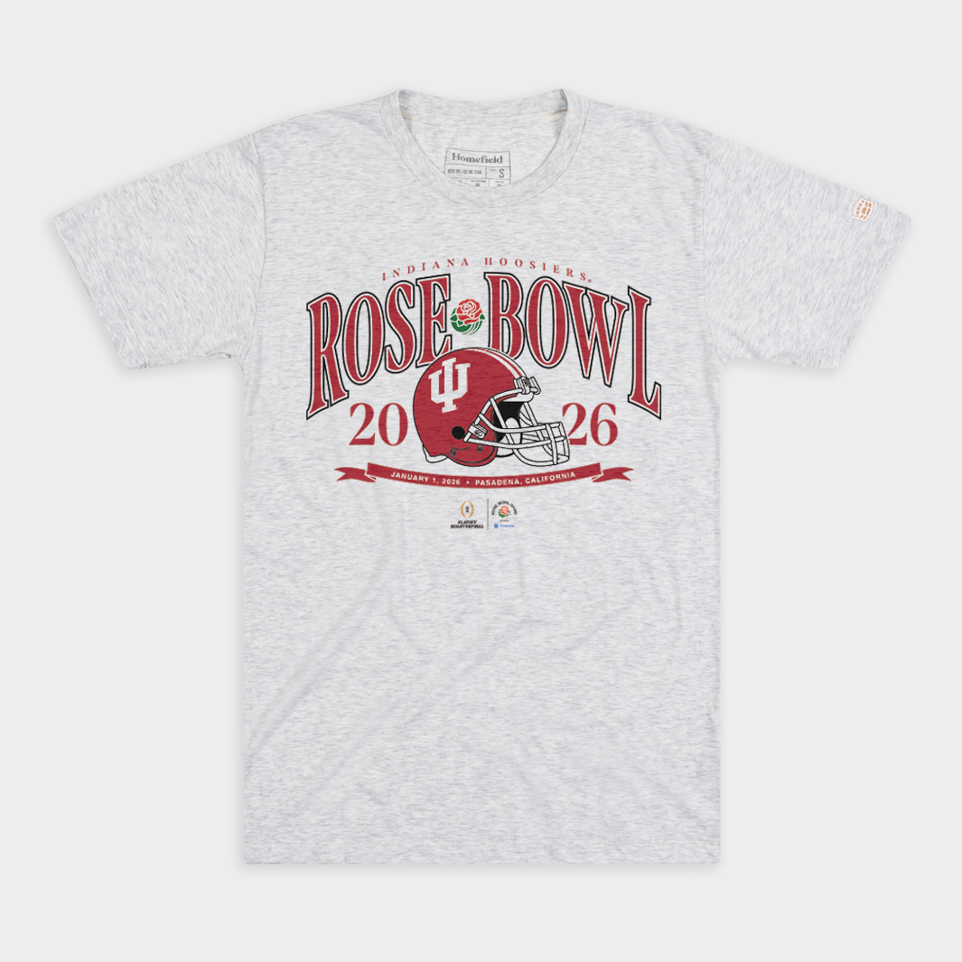 Indiana 2026 Rose Bowl Ash Tee