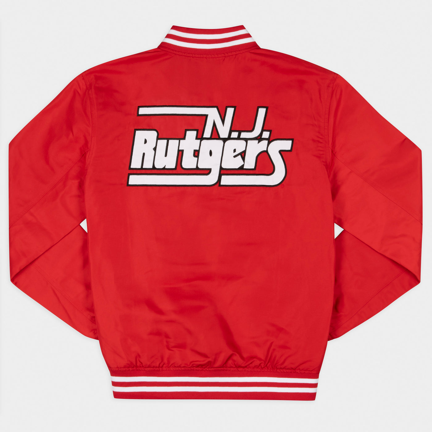 Rutgers Scarlet Knights Retro Wordmark Bomber Jacket