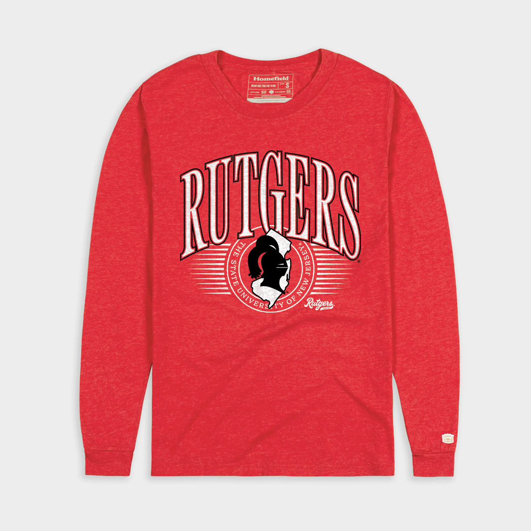 Rutgers Scarlet Knights Retro Seal Long Sleeve