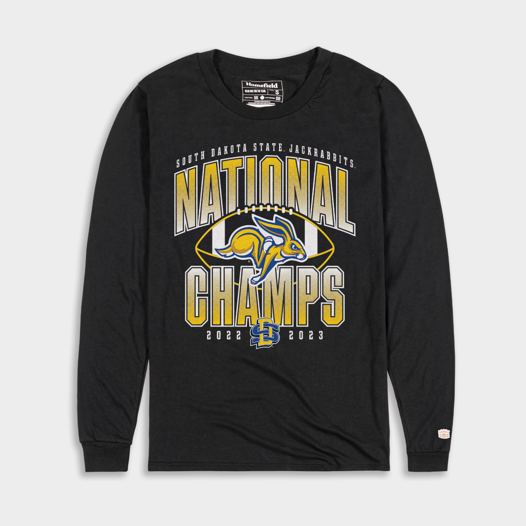 トップス SD Heavyweight Football Logo Long Sleeve SDSU Football 2022 and 2023 National Champions Long Sleeve | Homefield
