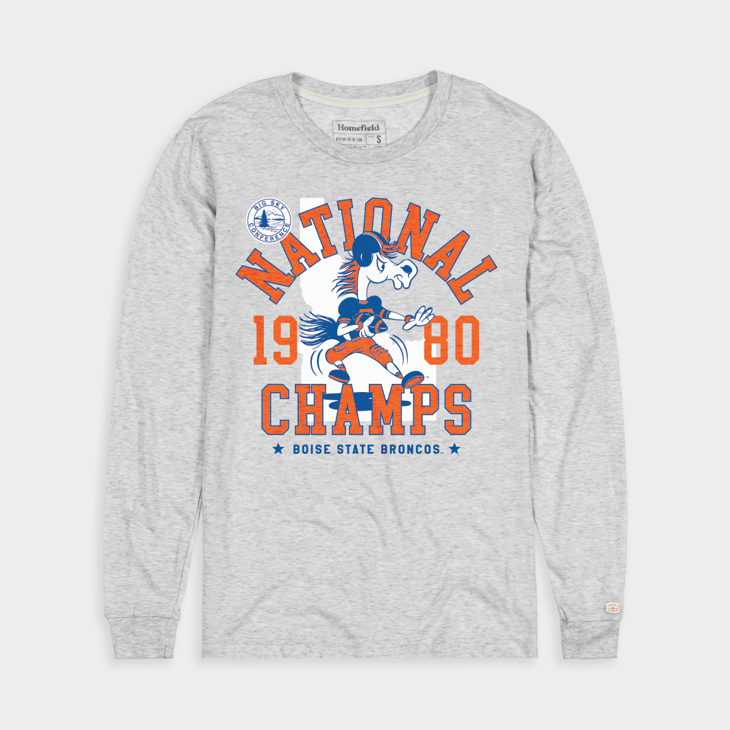 Boise State Football 1980 National Champs Long Sleeve