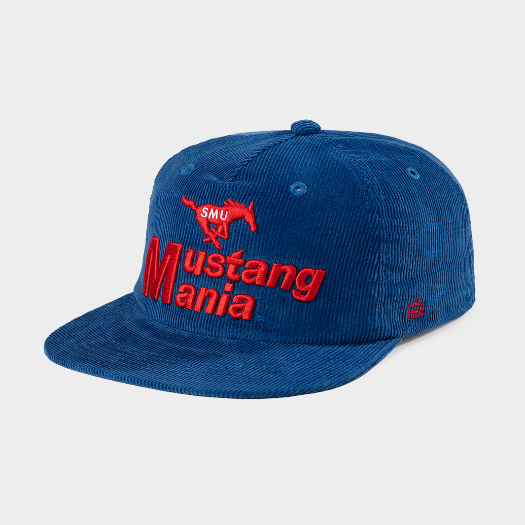 SMU Retro Mustang Mania Corduroy Hat