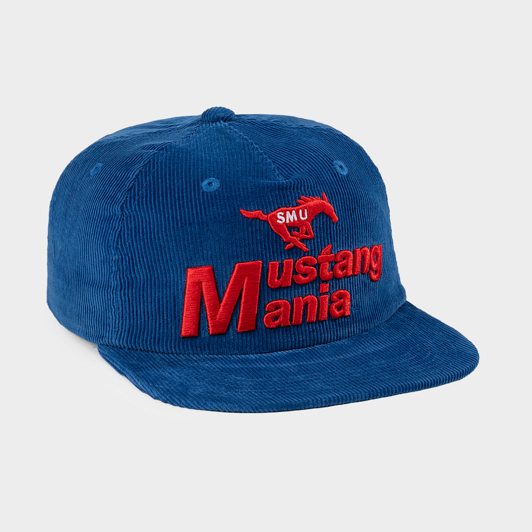 SMU Retro Mustang Mania Corduroy Hat