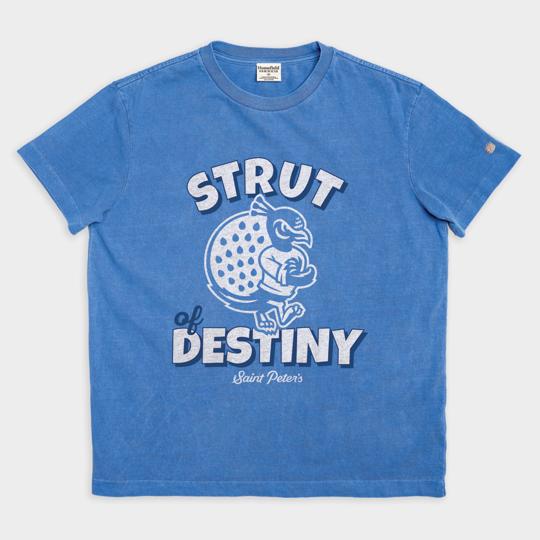 Strut of Destiny Saint Peter's Basketball Heavyweight Tee