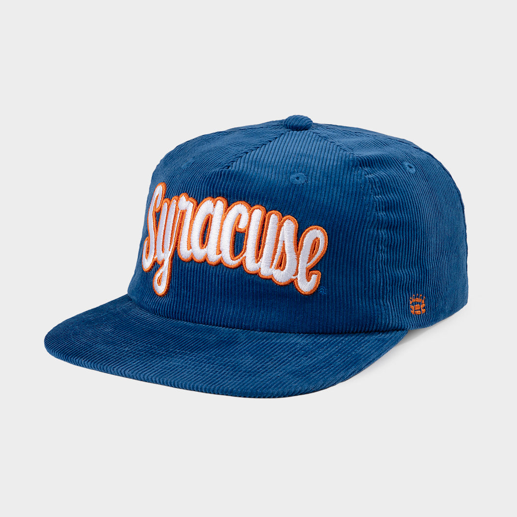 Syracuse Orange Arched Script Corduroy Hat