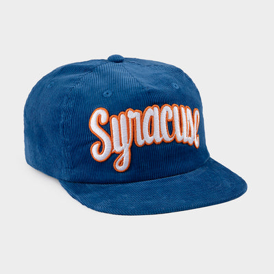 Syracuse Orange Arched Script Corduroy Hat