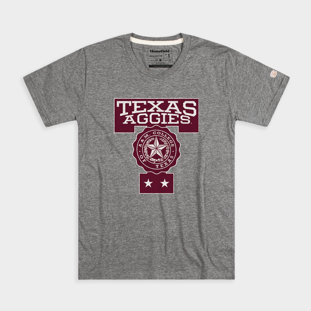 Vintage Texas Aggies School Seal T-Shirt