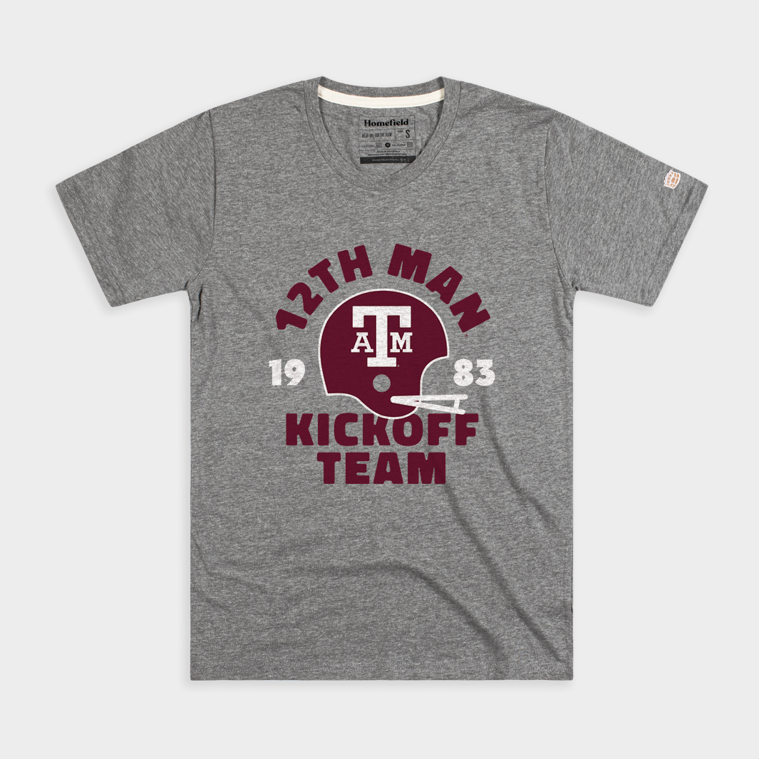 Vintage Texas A&M 12th Man Kickoff Team T-Shirt