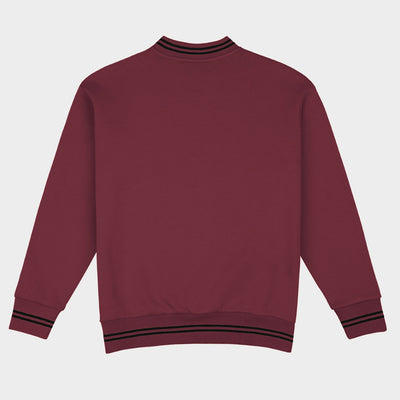 Texas A&M Football Embroidered Tri-Stripe Crewneck