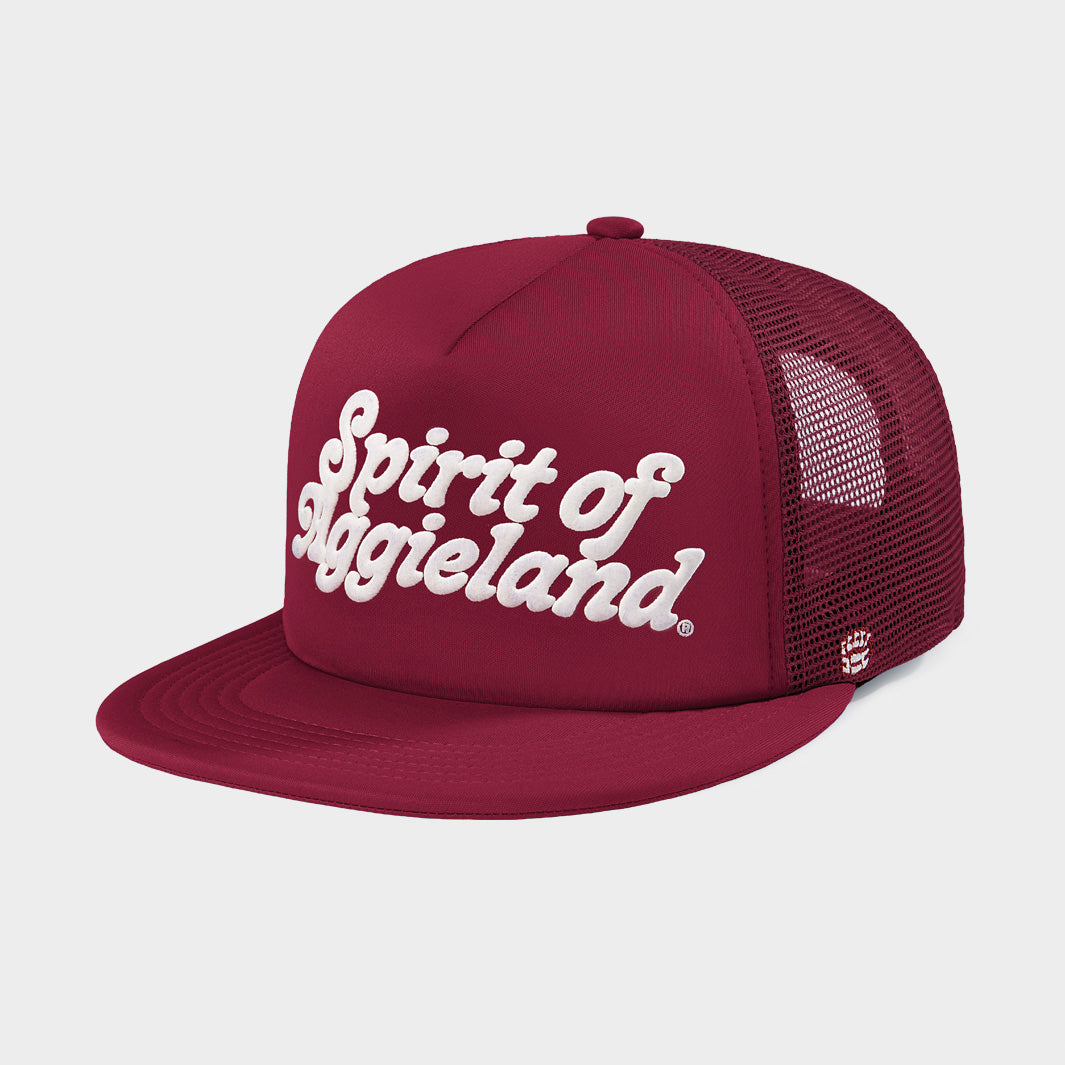 Texas A&M "Spirit of Aggieland" Puff Ink Trucker Hat
