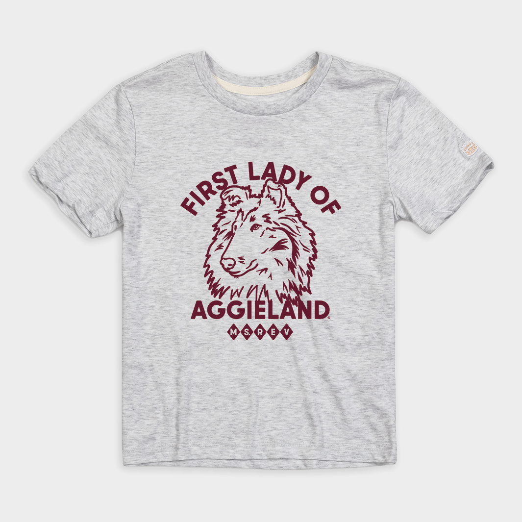 Texas A&M First Lady Miss Rev Youth Tee