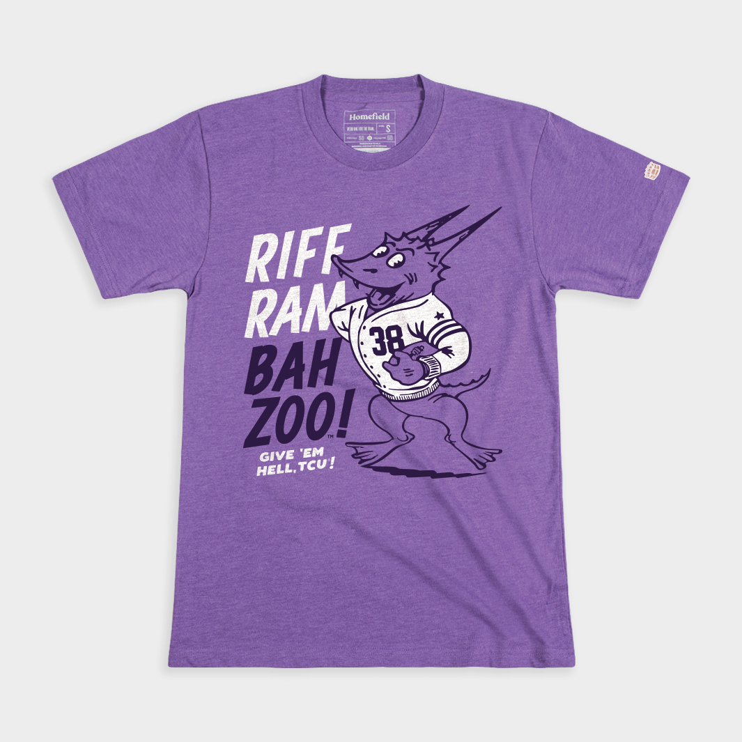 Riff Ram Bah Zoo Vintage TCU Cheer Tee | Homefield