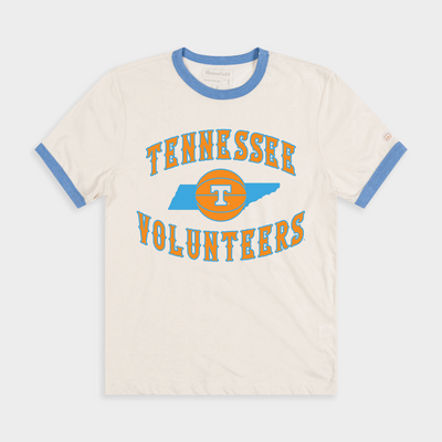 Tennessee Volunteers Basketball Ringer Tee