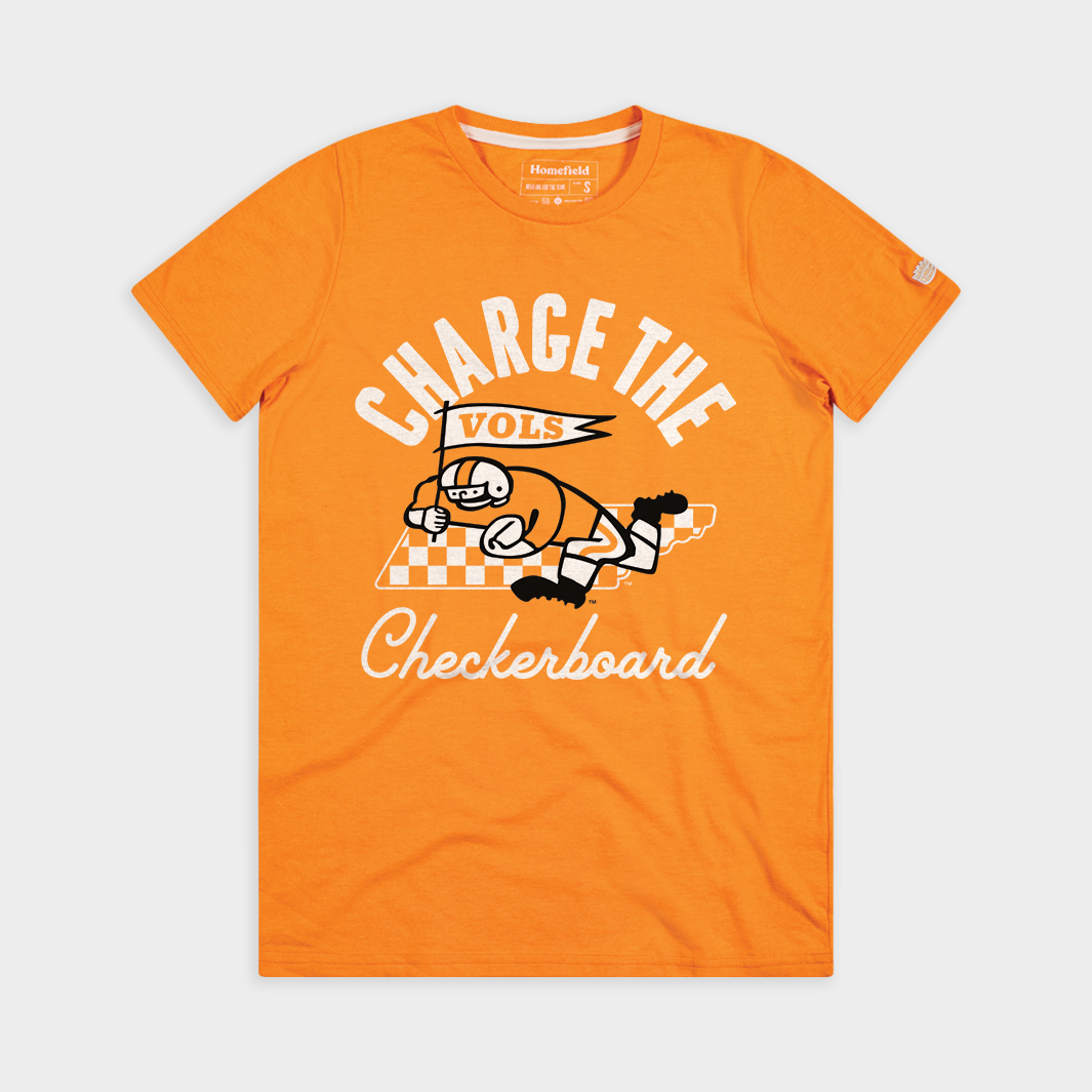 Vintage Charge the Checkerboard Vols Tee